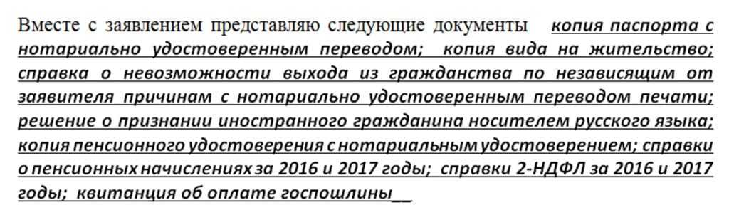 Заявление на гражданство РФ: инструкция по заполнению