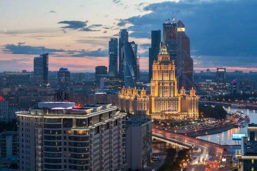 Фото Москвы, вид сверху