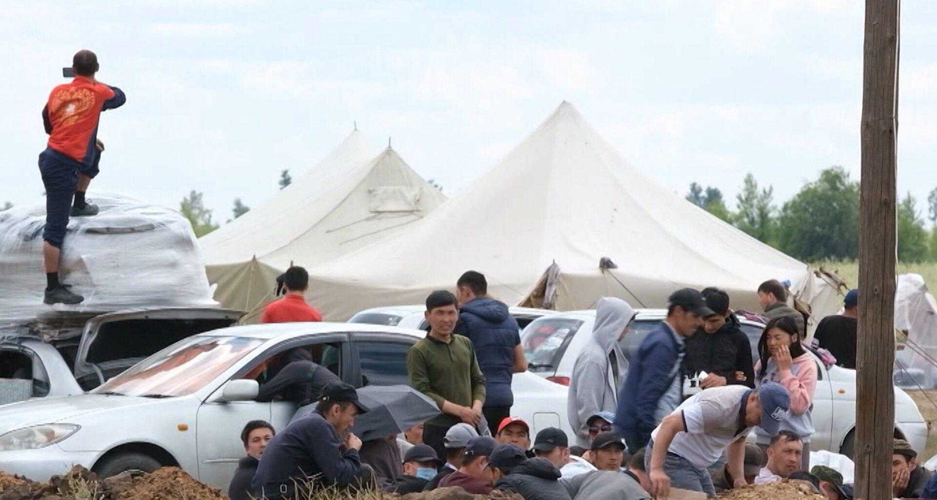Палаточный лагерь в Самарской области