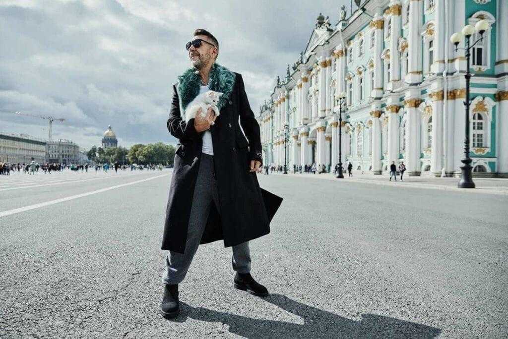 Сергей Шнуров на дворцовой площади